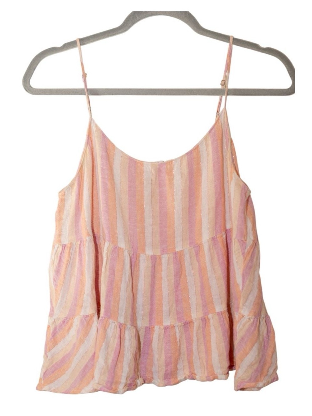 LUSH flowy tiered tank top